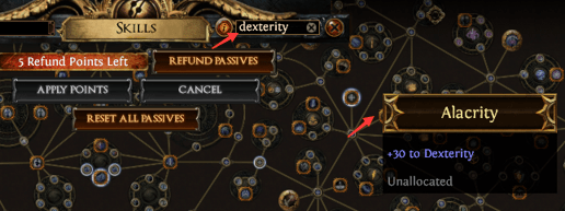 PoE Dex Stacking 3.19 Dexterity