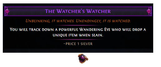 Eye of Chayula Prophecy The Watcher's Watcher PoE