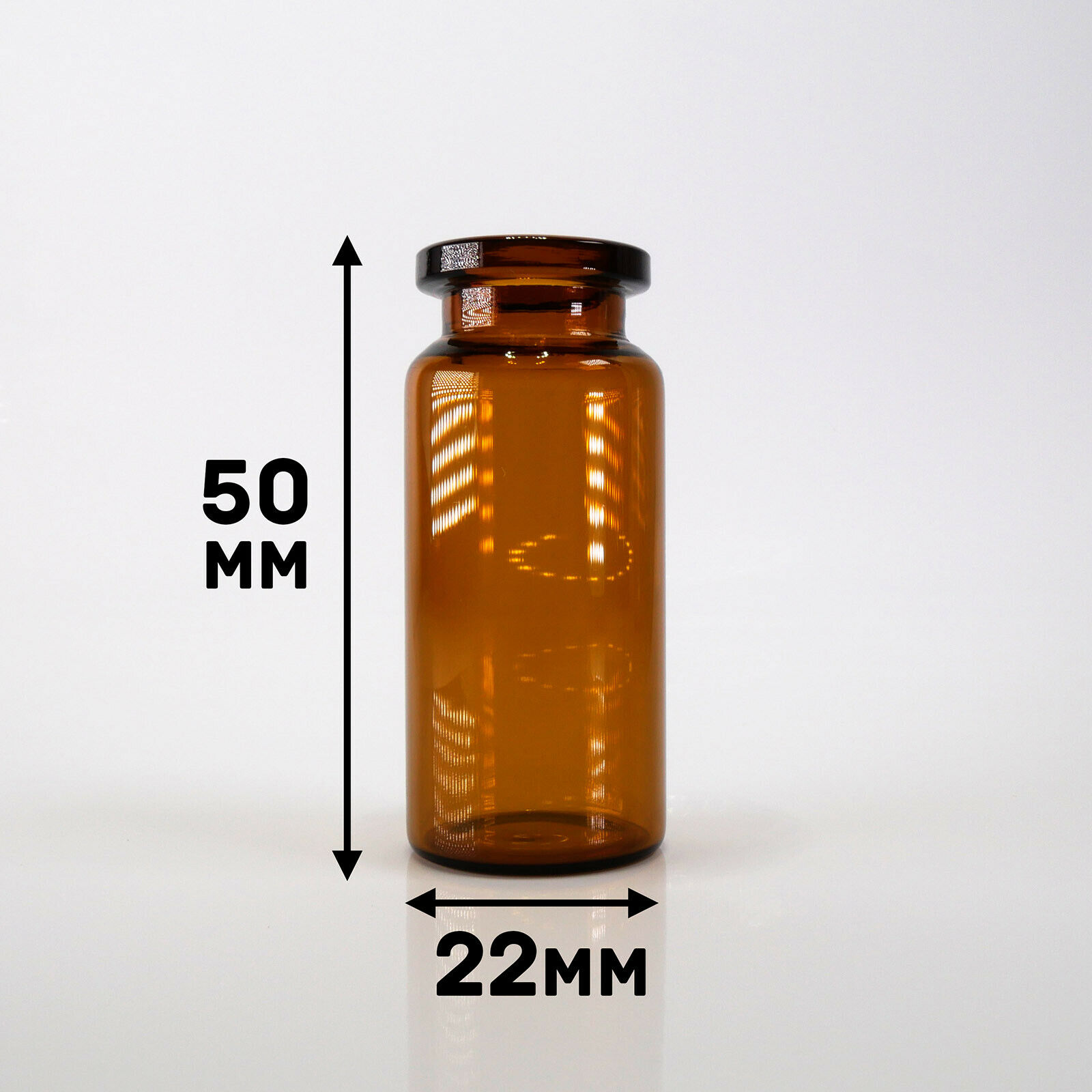 10ml Amber Glass Vials Sterile & Sealed Vials Direct Glass Vials