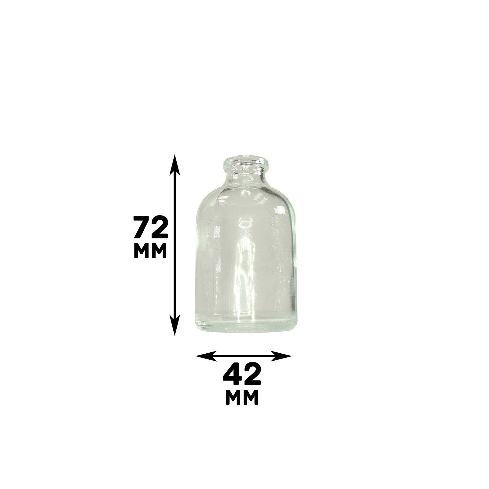 50ml Clear Glass Vials Sterile & Sealed Vials Direct Glass Vials