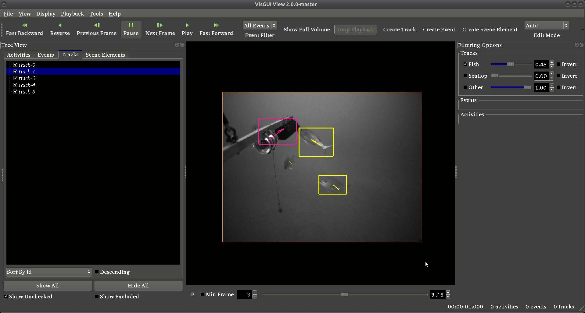 Object Tracking Examples — VIAME 1 documentation