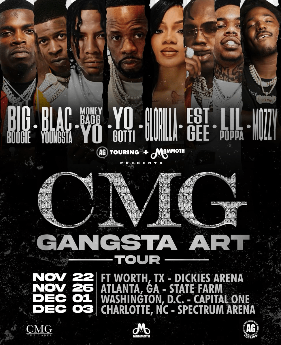 Yo Gotti Announces CMG Family 'Gangsta Art' Arena Tour