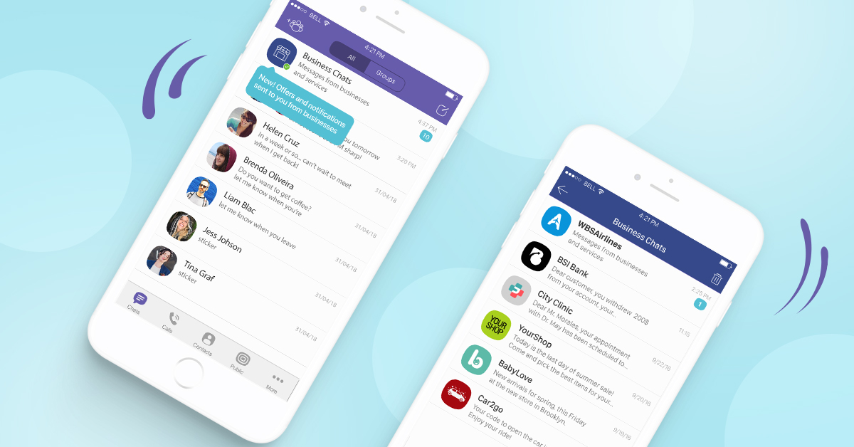 One Place, Easy Access All Your Business Chats Inbox in One Place Viber