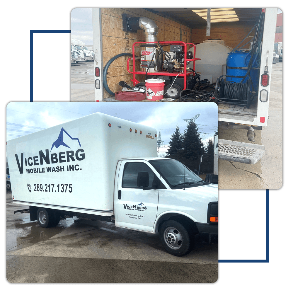 Vice N Berg Mobile Wash We offer full fleet cleaning for transport, and courier services.