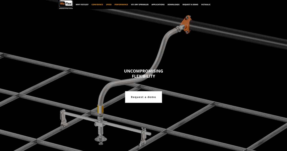 VicFlex™ Flexible Sprinkler Fittings with Flexibility