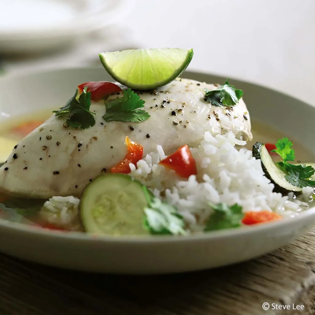 Steamed Chicken Breast with Citrus and Coriander Vickery TV