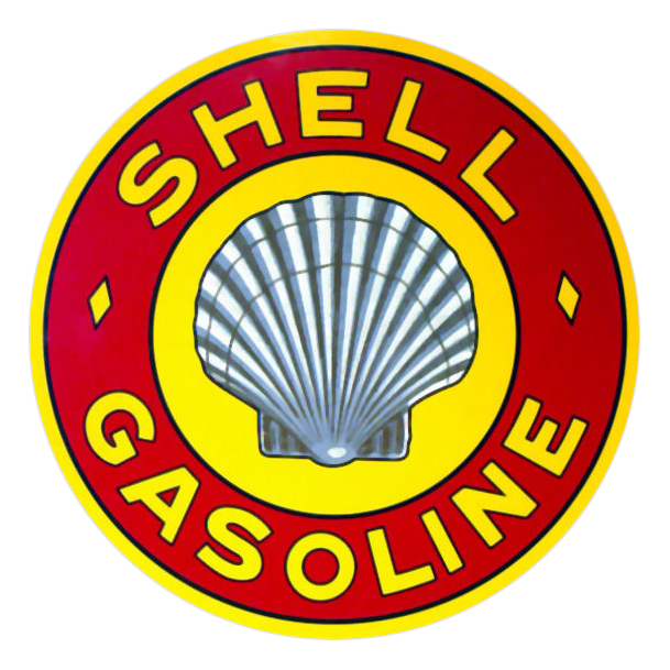 Shell Roxana Water Transfer Decal 12" Vic's 66