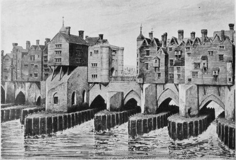 Reconstructions of Old London Bridge London bridge, Old london