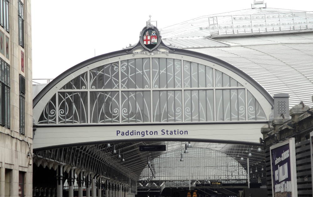 The Great Western Railway Terminus, at Paddington, London (1874)
