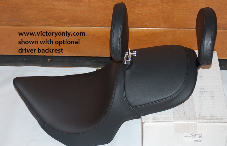 VICTORY MOTORCYCLE HAMMER CUSTOM SEAT PASSENGER BACKREST DRIVER OPTION