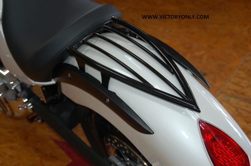 RACK SOLO REAR CHROME OR BLACK VICTORY MOTORCYCLE VEGAS, KNINGPIN