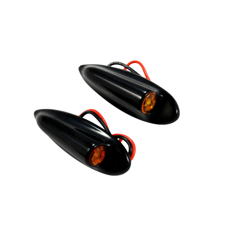 ウインカー アンバーフェンダーテールターンシグナルライトバータグブラケットフィット勝利Vegas 0317 Amber Fender