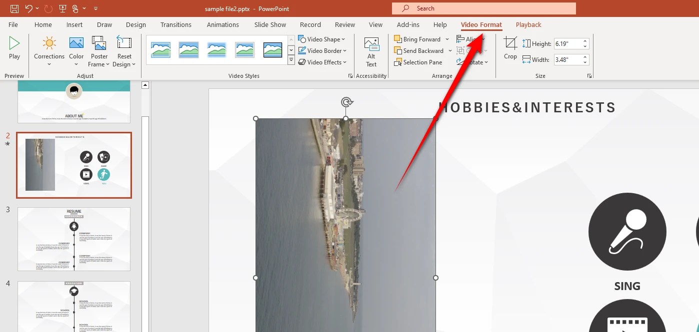 How to Flip or Rotate a Video in PowerPoint?