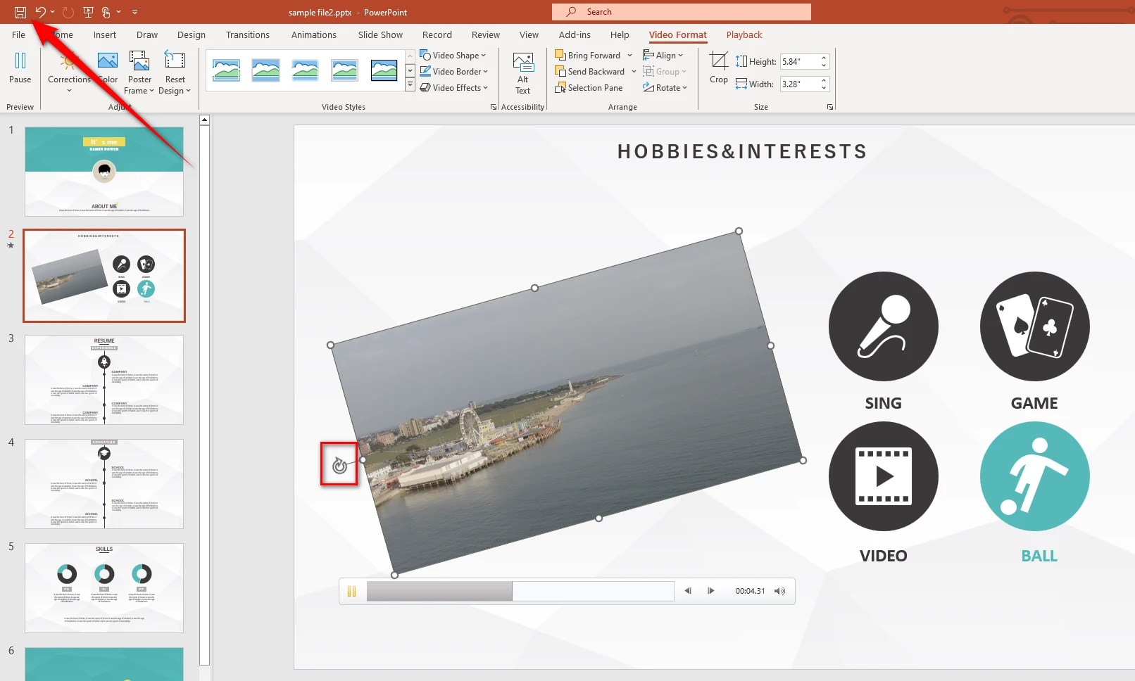 How to Flip or Rotate a Video in PowerPoint?