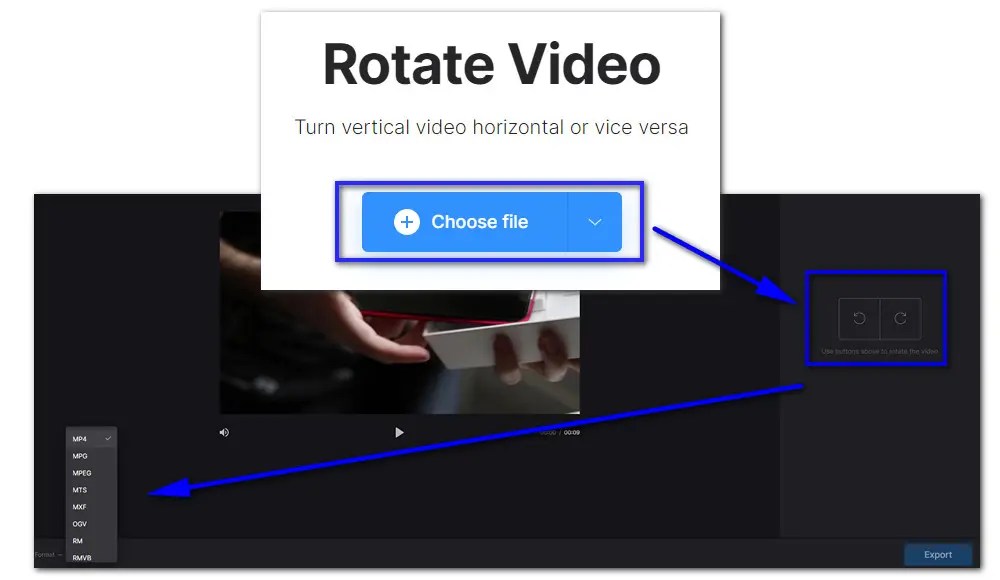 Top 4 Online Video Rotators for Large Files in 2024
