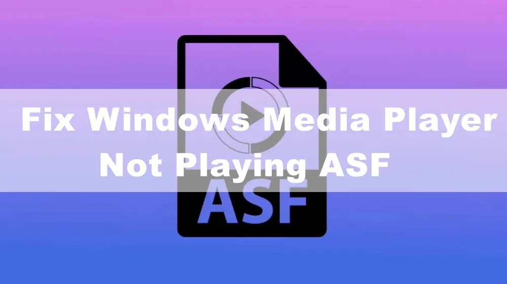 What is ASF? How to Fix Windows Media Player Not Playing ASF? Answers Here!