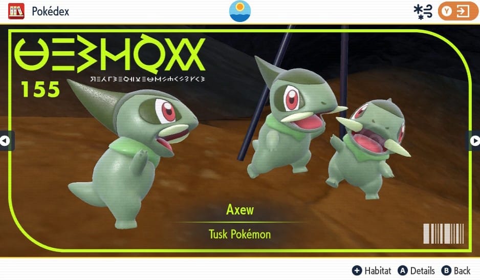 Pokemon Axew Evolution Chart