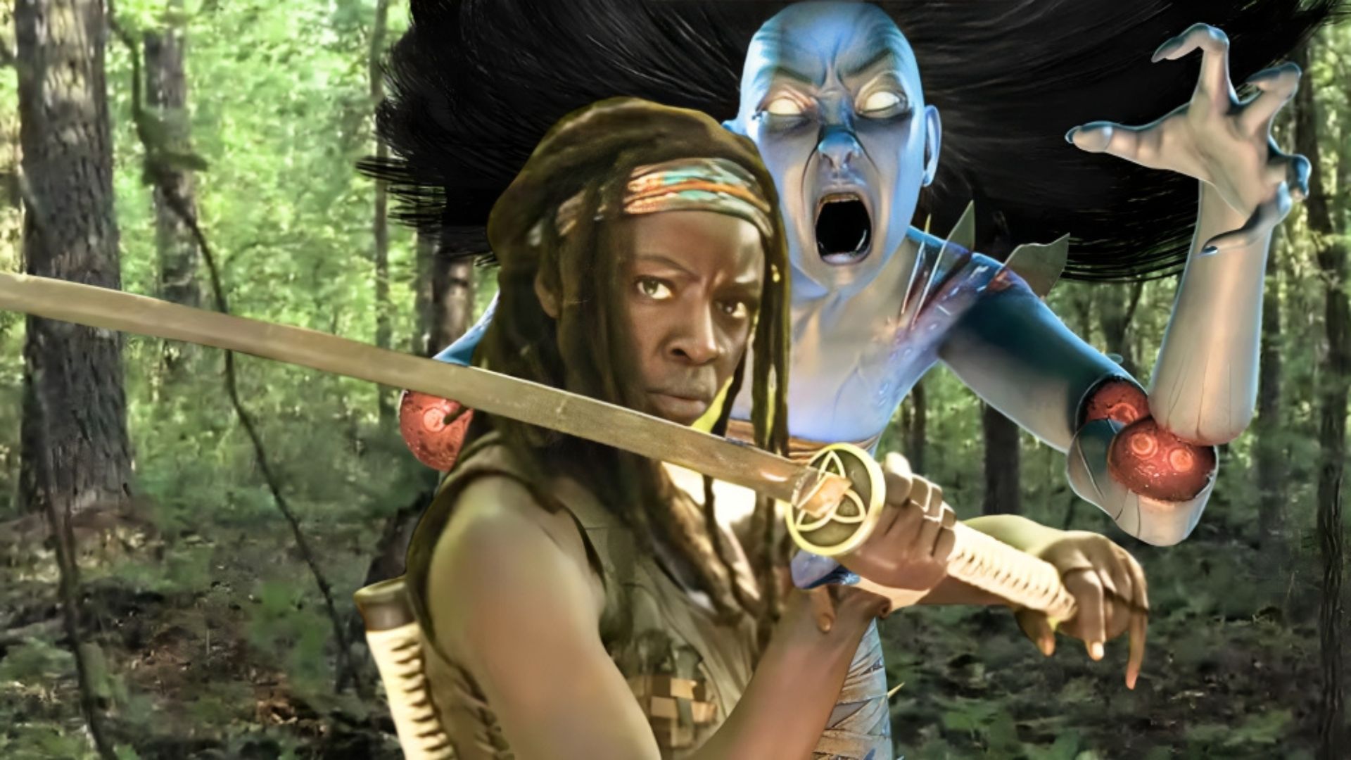 Dead By Daylight Michonne perks and DBD The Walking Dead Chapter release date
