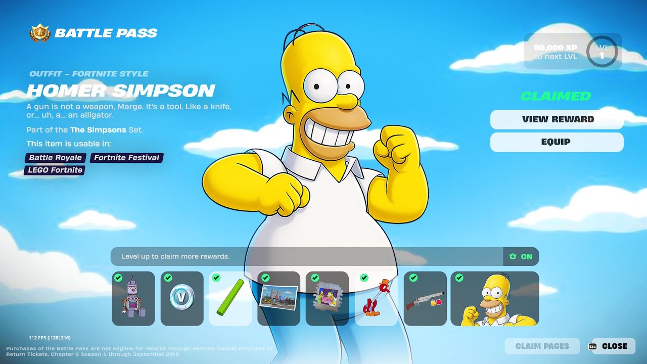 Fortnite leak reveals more details about The Simpsons miniseason