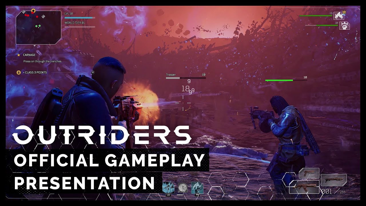 Outriders Debut Gameplay, ‘101’ Trailers, Details and