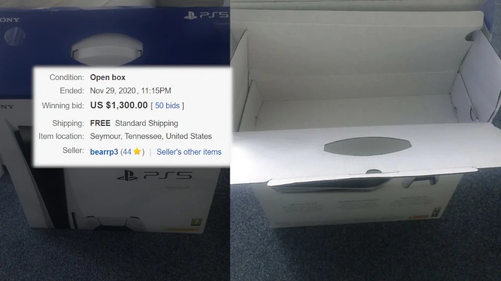 eBay says it’s targeting users attempting to sell empty PS5 boxes VGC