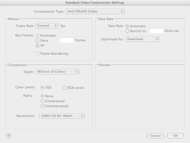 Avid Codecs For Quicktime On A Mac