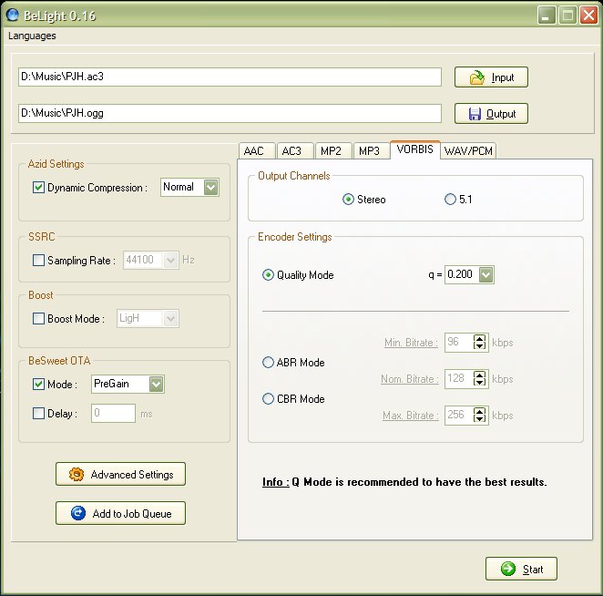 BeLight 0.21 / 0.22 RC1 Free Download VideoHelp