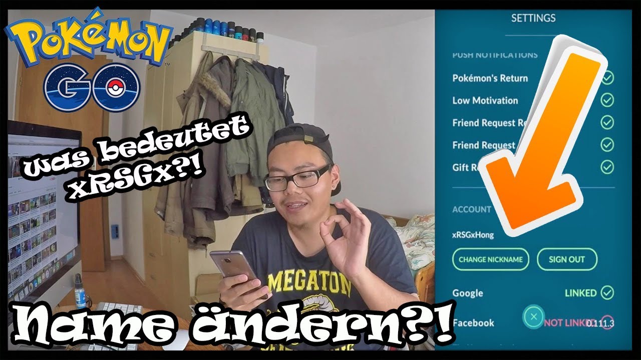 Man kann seinen NICKNAMEN nochmal ändern?! was bedeutet xRSGx? Pokemon