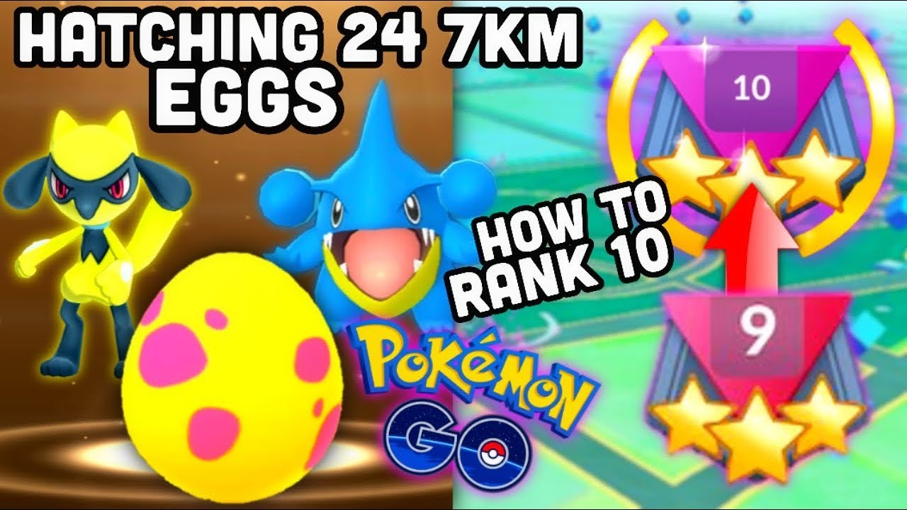 Hatching 24 Event 7km Eggs in Pokémon GO Why you can't reach Rank 10