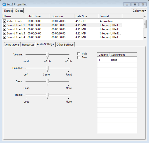 Audio map - Videotoolshed