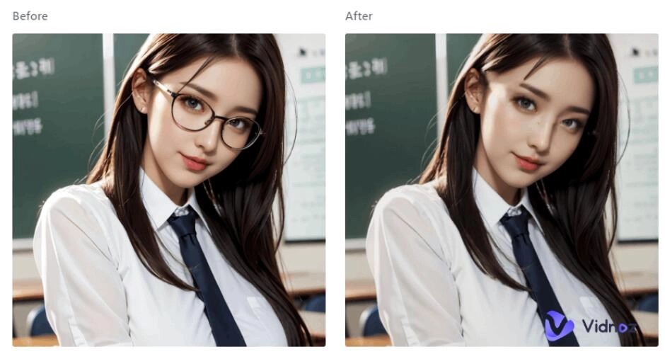 Magic Glasses Remover Online Remove Glasses from Photo