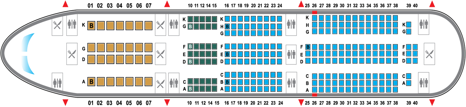 Seat Map Dreamliner 787