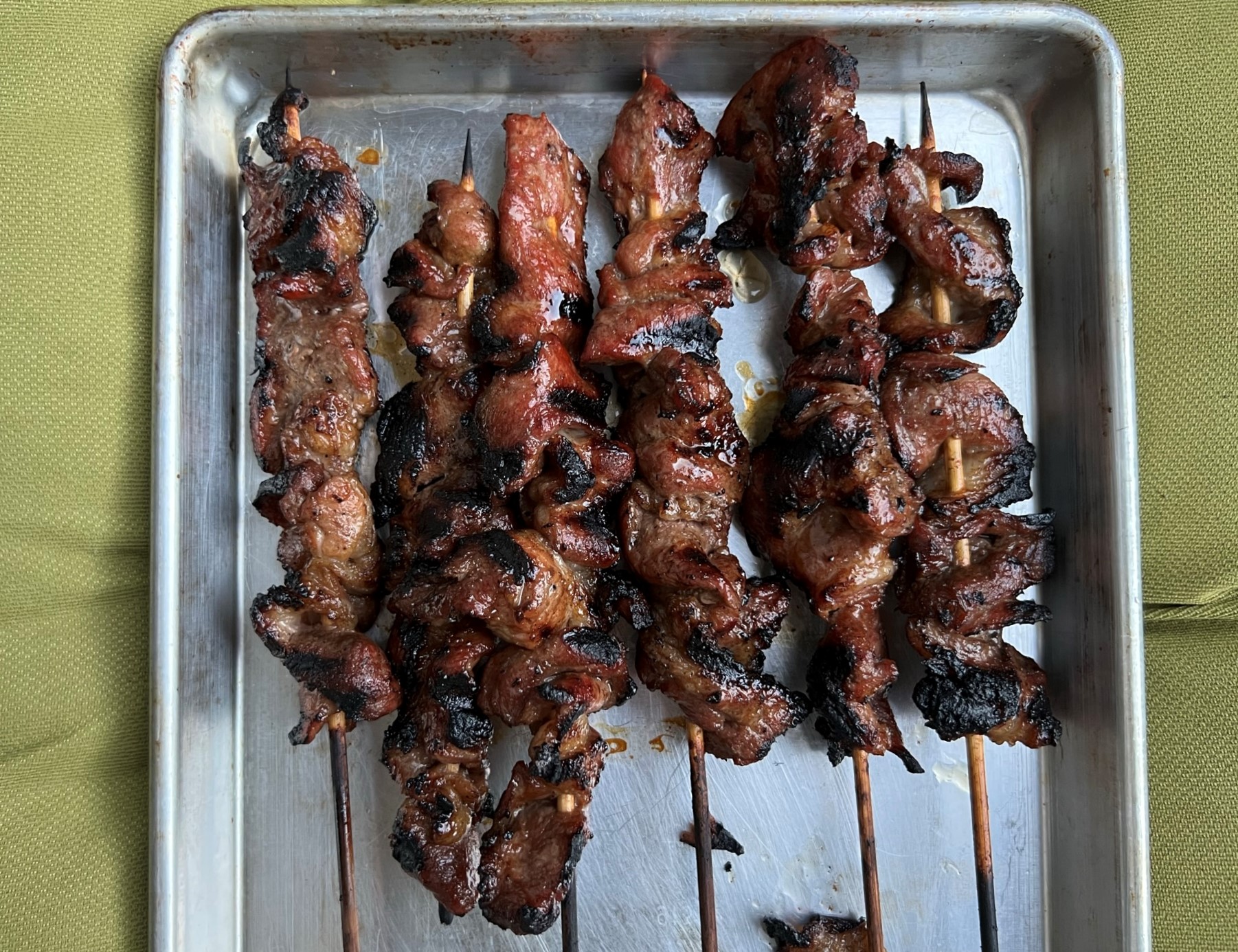 Char Siu Pork Skewers Recipe Viet World Kitchen