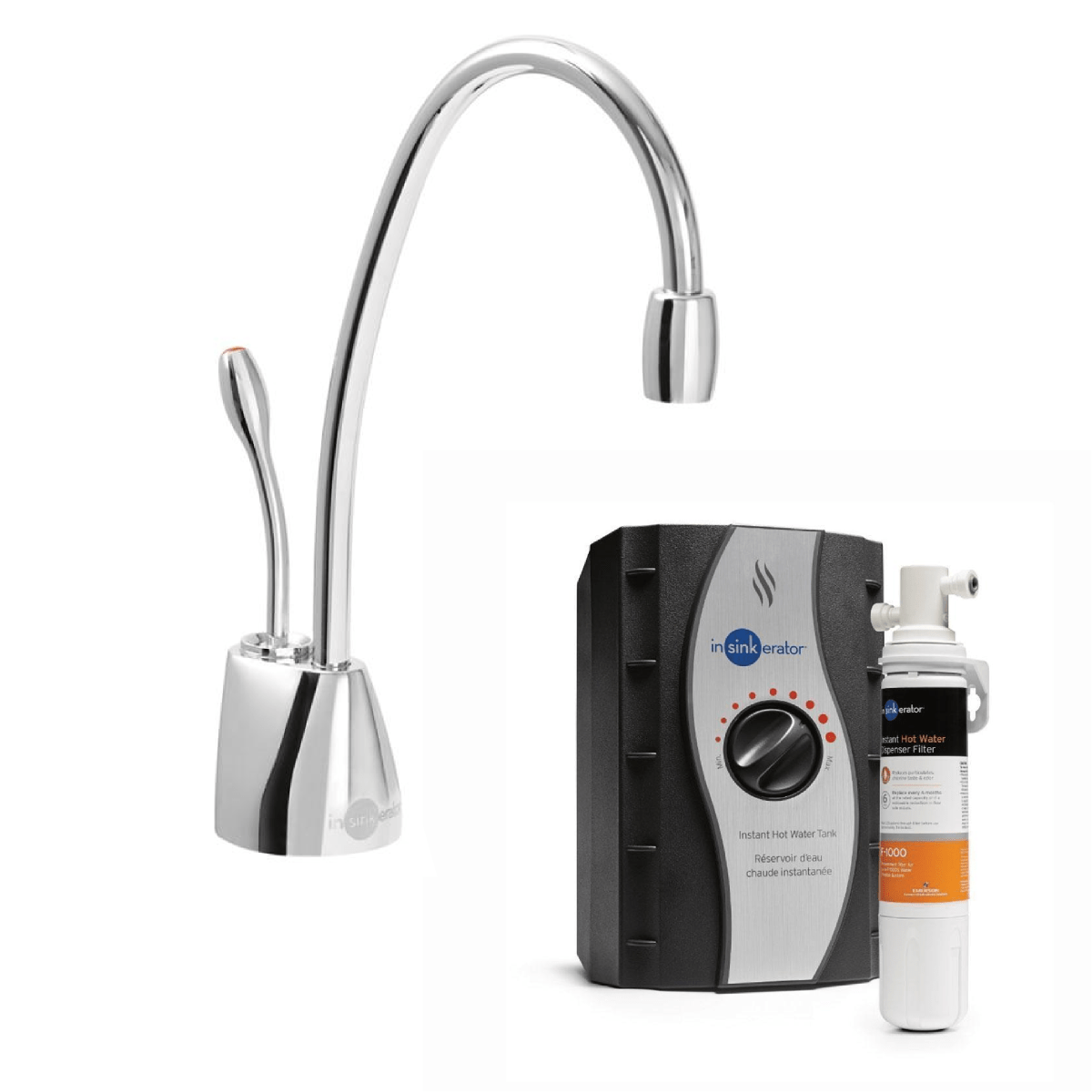 InSinkErator GN1100C Instant Hot Water Tap Complete Kit Chrome