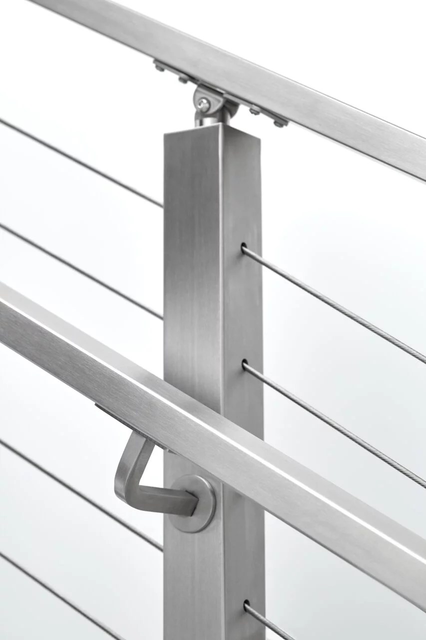 Stainless Steel Grab Rail Post Bracket VR454
