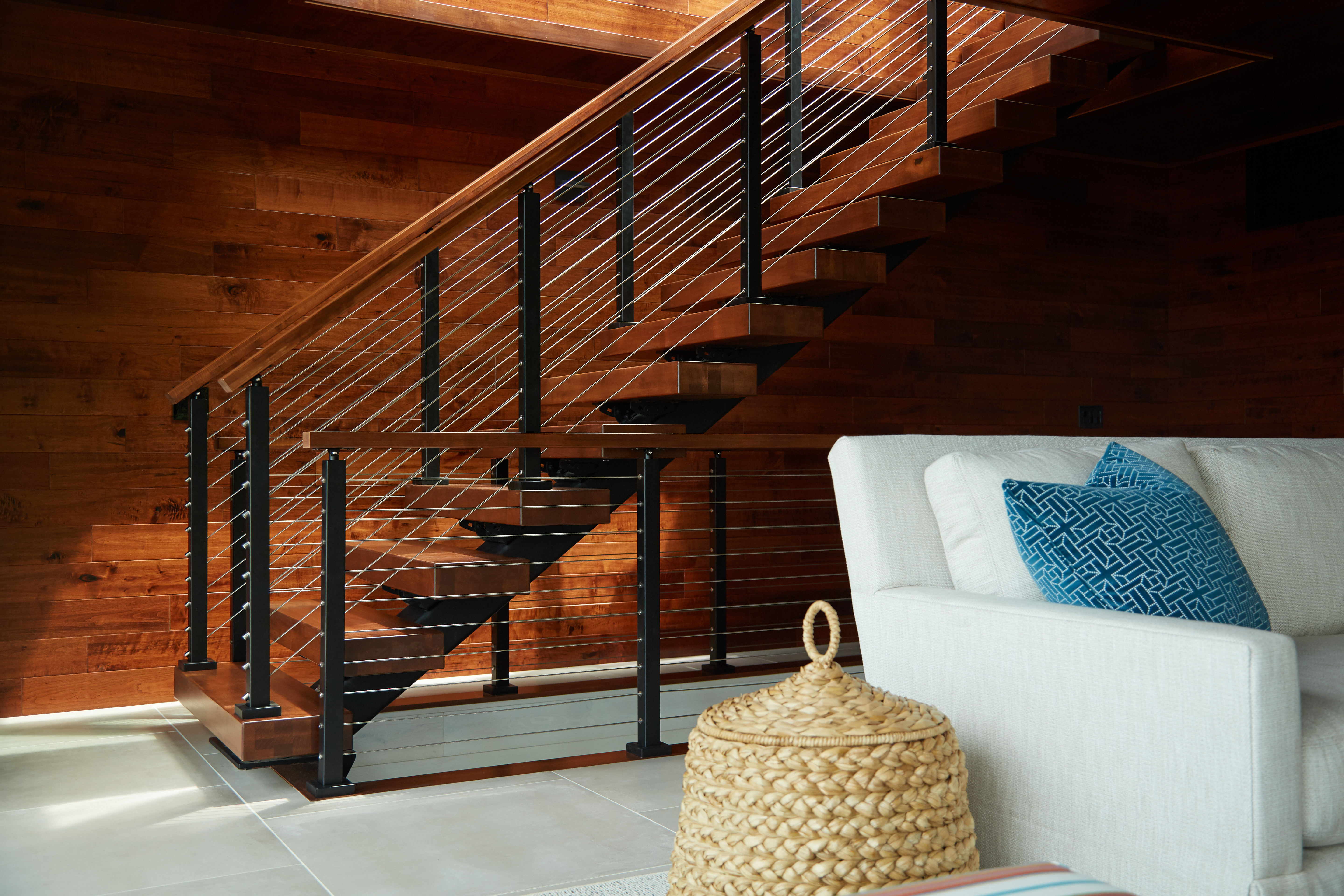 Lakeside Dream House Floating Stairs Viewrail