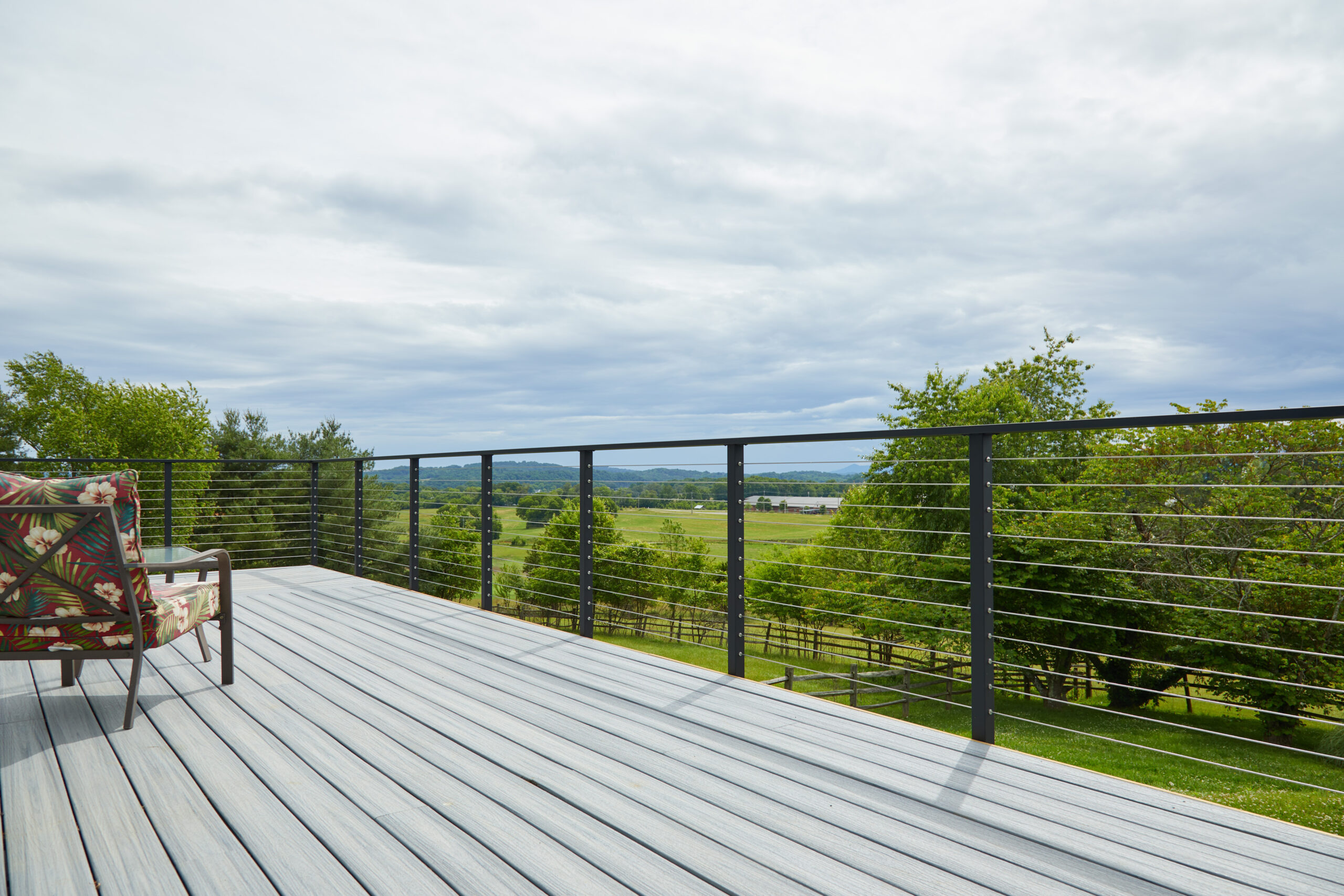 Cable Railing for a Modern Farmhouse Viewrail