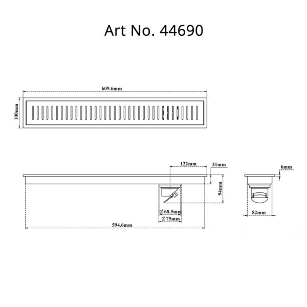 Viking India » Shower Channel Drain