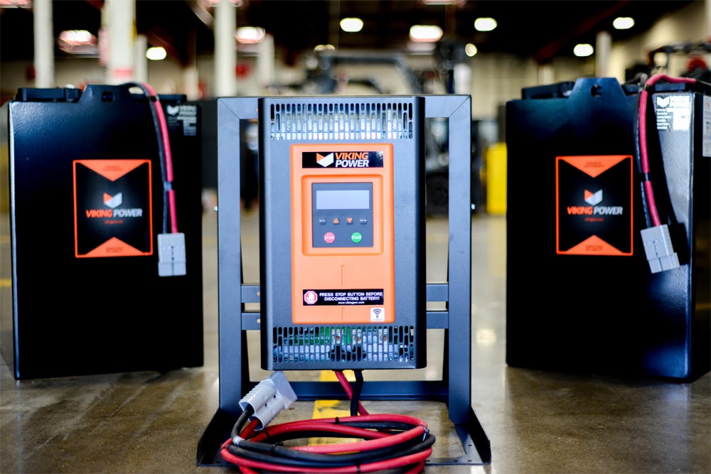 Forklift Truck Batteries & Chargers | Viking Power