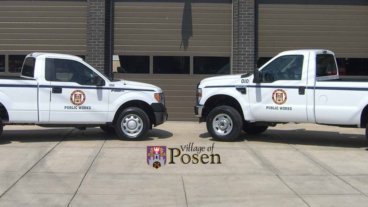 Public Works New Equipment Village Of Posen