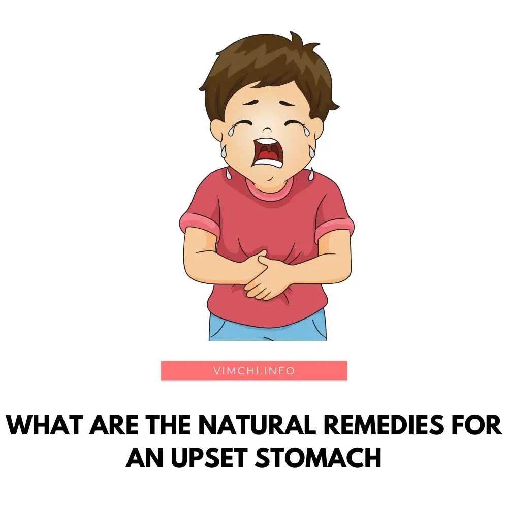 What Are The Natural Remedies For An Upset Stomach? Vim Ch'i