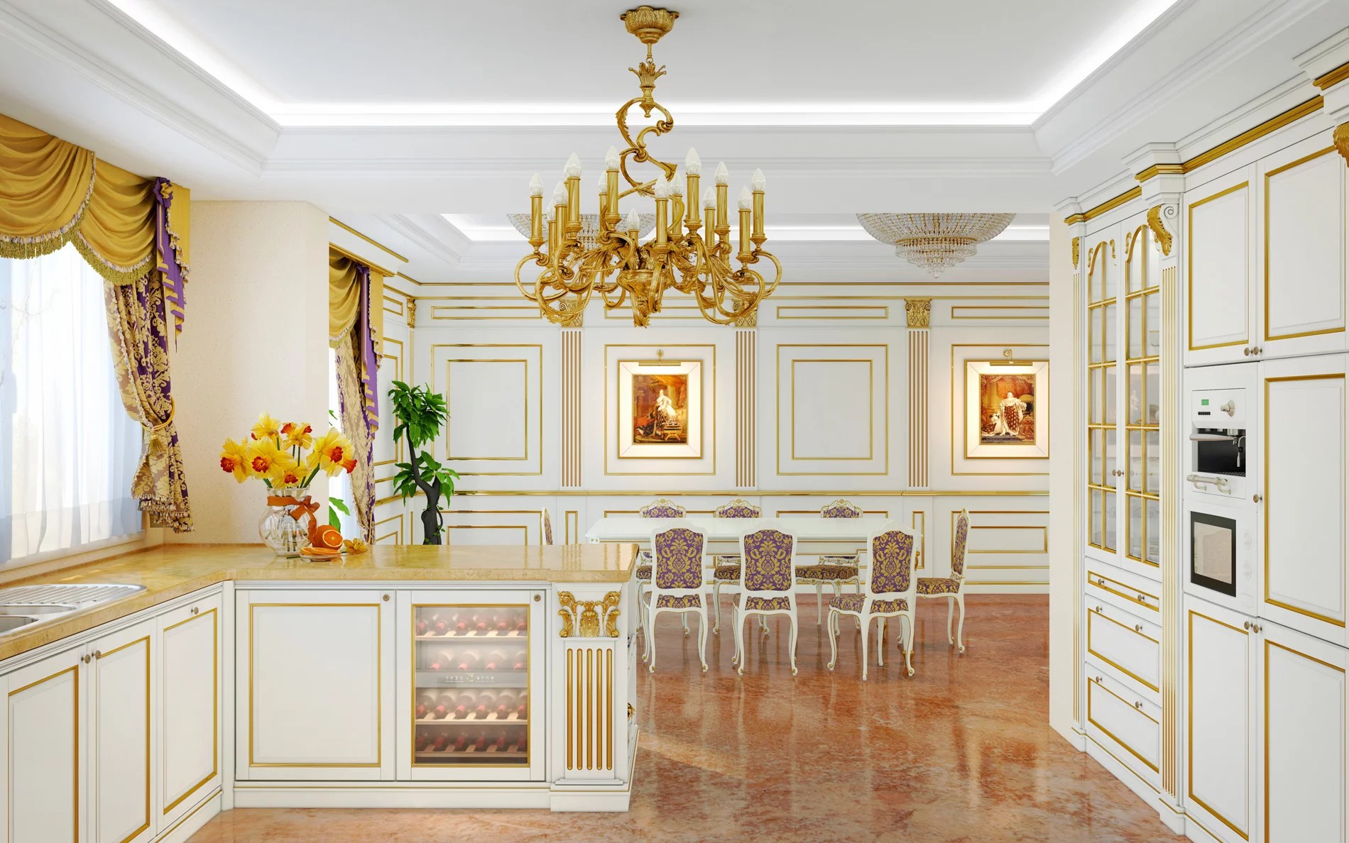 luxury kitchens classic style protagonist in the kitchen