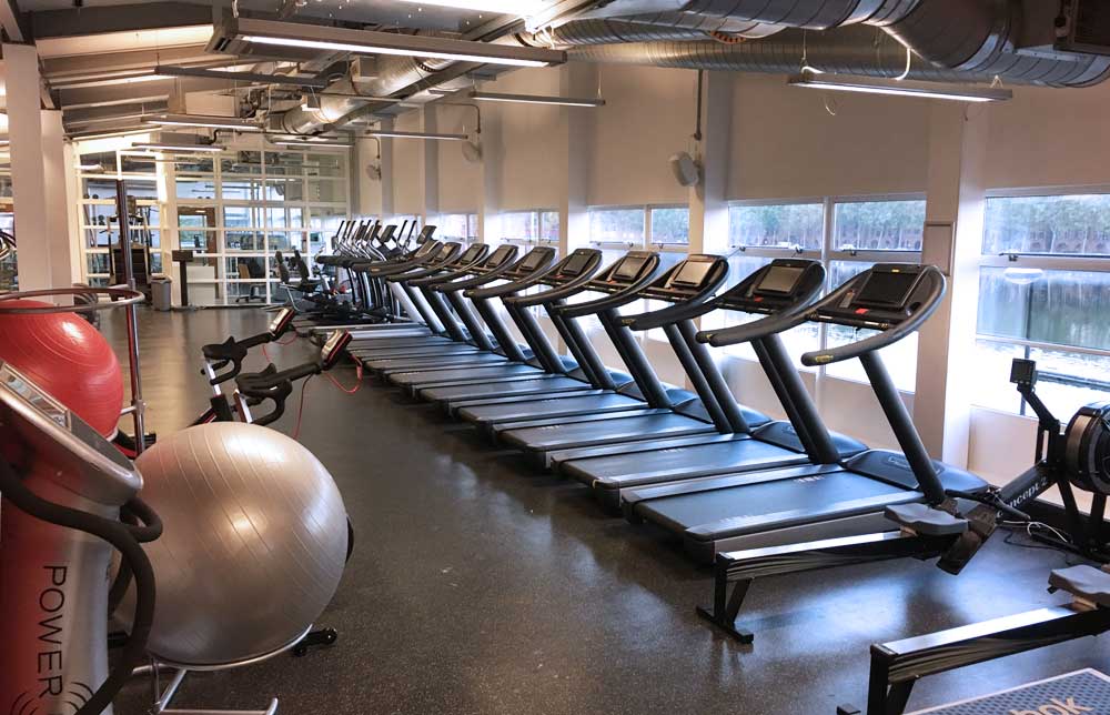 Vincent Stokes SLM gym refurbishment at Surrey Docks Vincent Stokes