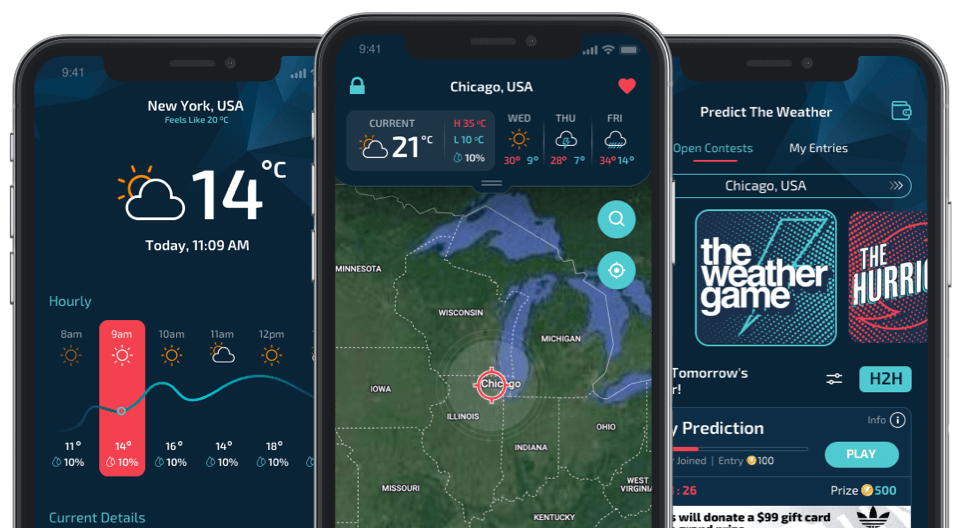 Weather Champs App Developed by Vinfotech