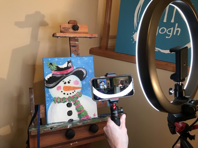 Zoom Painting Party Vin Gogh