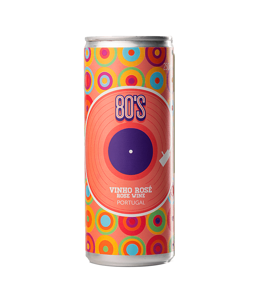 Rosé Wine 80's Pack 6 x 250ml Vinhos Verdes Envio grátis VINHA