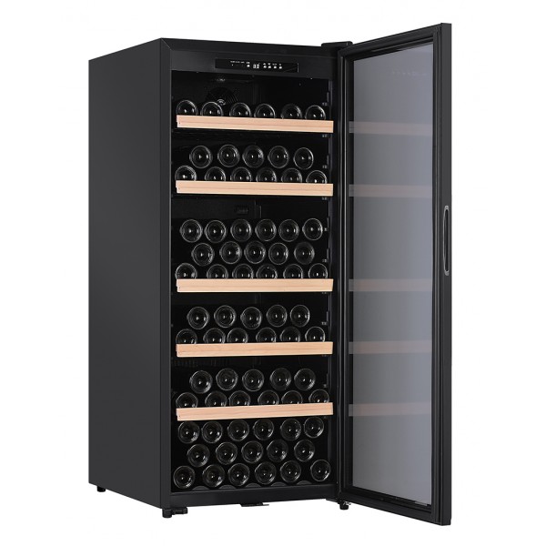 Cave à vin de vieillissement 165 bouteilles porte vitrée Vinokado