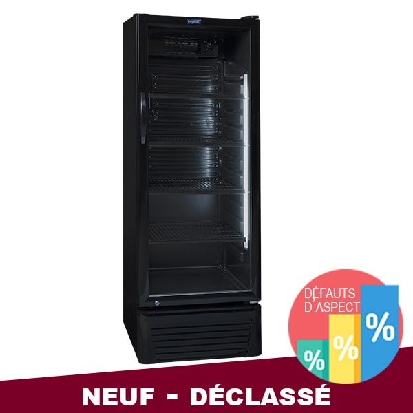 Armoire réfrigérée à boissons noire pour 420