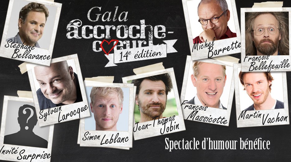 Laughter. With a Cause : Gala Accroche-Coeur fundraiser