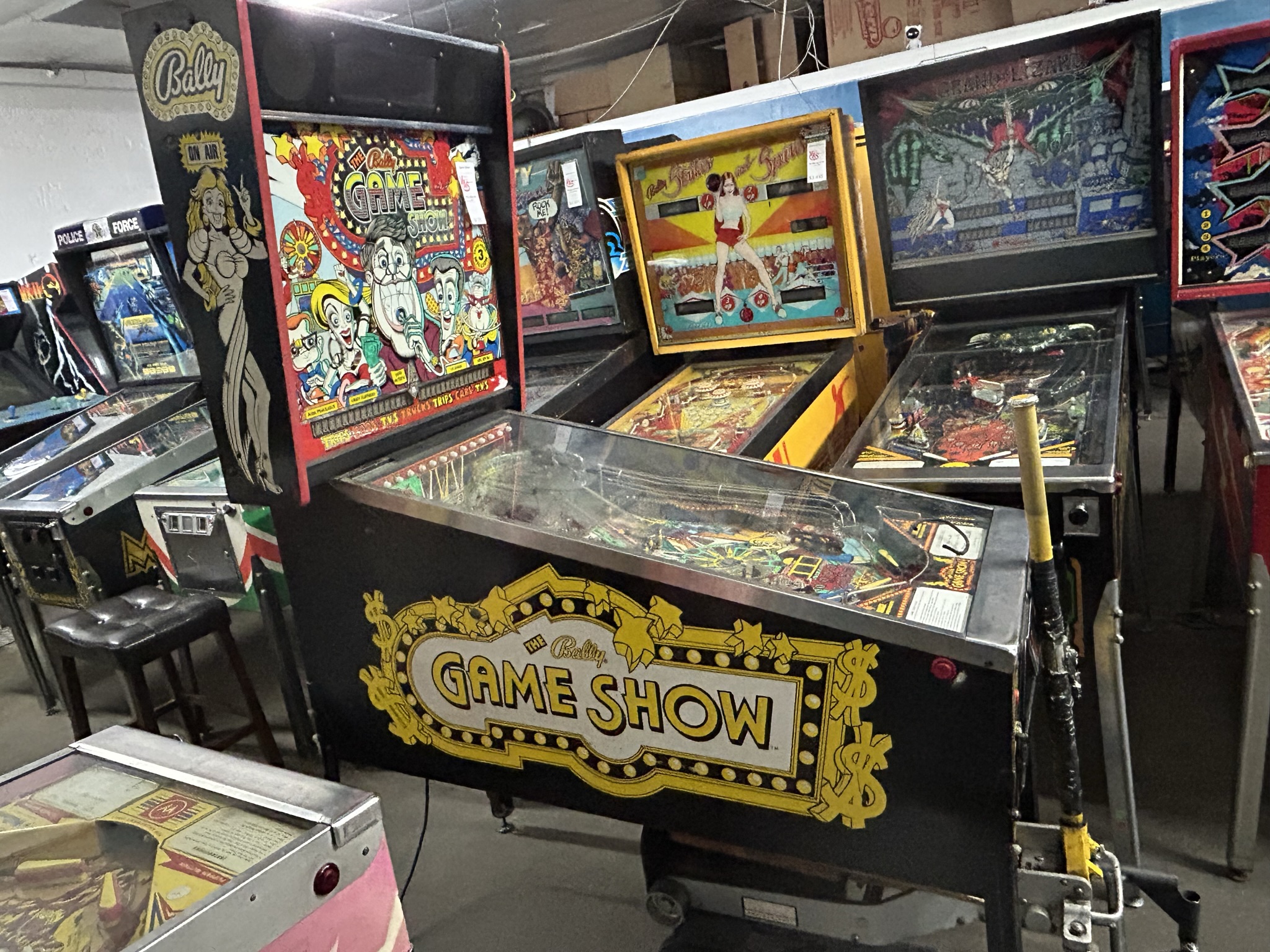 Game Show Pinball game for sale Vintage Arcade